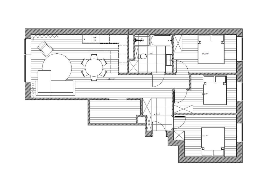 Przestronny Apartament Premium Letnica 格但斯克 外观 照片